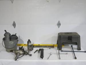 Mixed Lot of Hand Tools and Garage Supplies