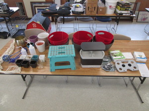 Grow Light, Flower Pots & Misc.
