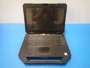 lot 23 image: Dell&nbspLatitude 5414 Rugged &nbspINTEL CORE I5-6300U 2.4 Ghz  8GB DDR4 SDRAM  500GB SSD  NO OS  14.0 screen with 1366 x 768 Resolution  NO BATTERY  No power adapter &nbspscratches in screen, scratches on case