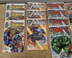 17 comic books - 14 Avengers (Marvel Comics) & 3 WB Animaniacs (DC)