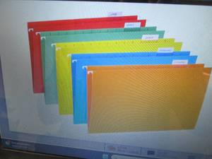 lot 5 image: Blue Summit Legal Size Hanging File...