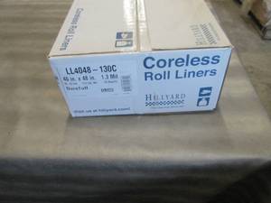 lot 33 image: 100 ct Coreless Roll Liners 40x48 i...