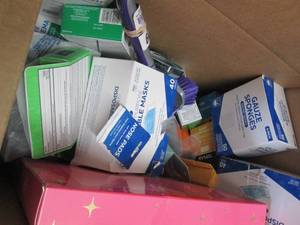 lot 112 image: Box of OTC Products & Misc Overstoc...