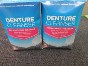 lot 133 image: 2- 102 ct Denture Cleanser...