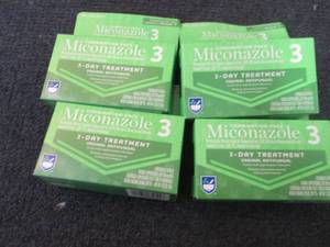 lot 134 image: 4- Miconazole 3 Day Treatment...