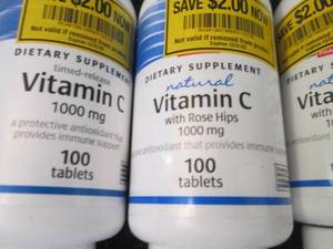 lot 135 image: 6- 100ct Vitamin C 1000mg...