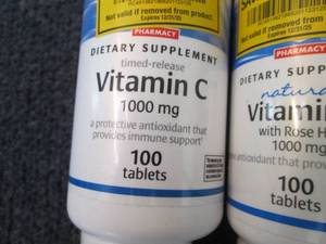 lot 137 image: 6- 100ct Vitamin C 1000mg...
