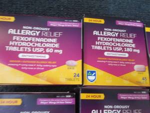 lot 140 image: 7- 45 ct Allergy Relief...