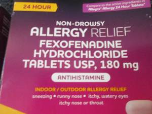 lot 141 image: 7- 45 ct Allergy Relief...