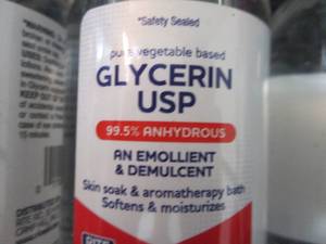 lot 157 image: 4- 60 oz Glycerin...