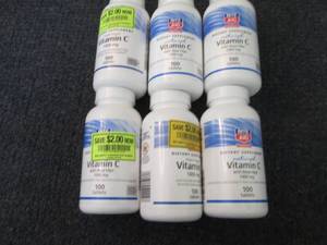 lot 159 image: 6- 100ct Vitamin C 1000mg...
