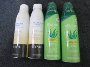 lot 165 image: 4- cans After Sun Spray...