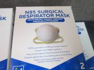 lot 168 image: 5- 2pks N95 Surgical Masks...