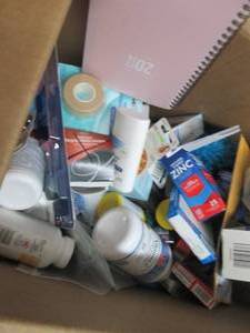 lot 175 image: Box of Assorted OTC & Overstock Ite...