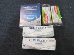 lot 182 image: Travel Toothbrushes, Whitening Wrap...