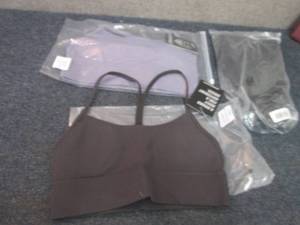 lot 235 image: 3 Small Gym Wolf NWT Sports Bras...