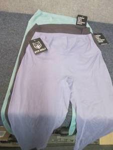 lot 240 image: 3 pr Gym Wolf NWT XL Ladies Legging...