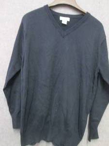 lot 278 image: 3 Mens Large V-Neck Long Sleeve Co...