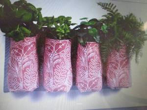 lot 291 image: 3 Wall Hanging Planter for Outdoor ...