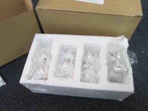 lot 316 image: 2- 4 pks Silver Toned Bunnies...