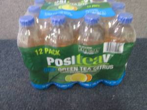 lot 354 image: 12- 16.9 oz Positeav Green Tea Citr...