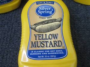 lot 362 image: 4- 20 oz Silver Spring Yellow Musta...