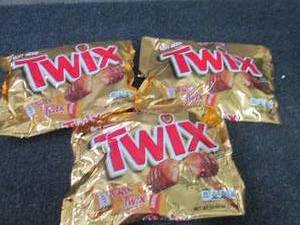 lot 369 image: 3- 10.83 oz Twix Fun Size...