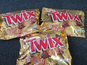 lot 371 image: 3- 10.83 oz Twix Fun Size...