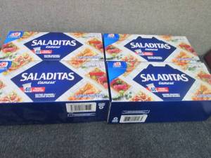 lot 375 image: 4- 48 ct Saladitas Saltine Crackers...