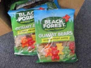 lot 406 image: 12- 4.5 oz Blsck Forest Gummy Bears...