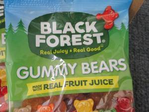 lot 411 image: 12- 4.5 oz Blsck Forest Gummy Bears...