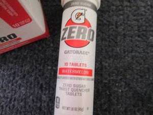 lot 432 image: 8- 10 ct Tubes Gatorade Zero Waterm...