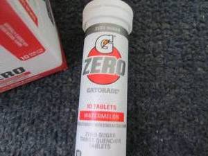 lot 436 image: 8- 10 ct Tubes Gatorade Zero Waterm...