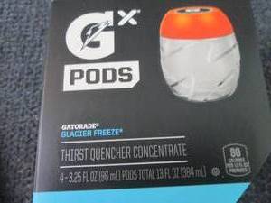 lot 437 image: 4- 3.25 oz Gx Pods Glacier Freeze...