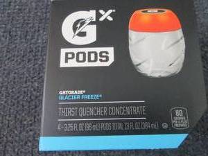 lot 438 image: 4- 3.25 oz Gx Pods Glacier Freeze...