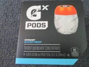 lot 439 image: 4- 3.25 oz Gx Pods Glacier Freeze...