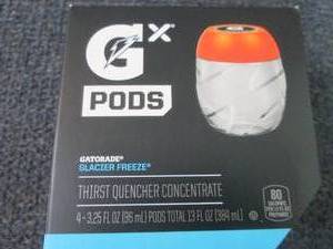 lot 442 image: 4- 3.25 oz Gx Pods Glacier Freeze...