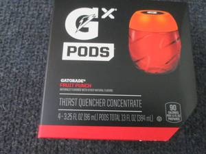 lot 444 image: 4- 3.25 oz Gx Pods Fruit Punch...