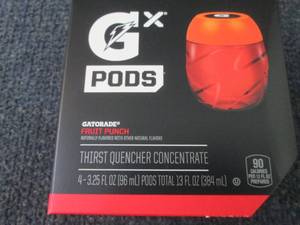lot 446 image: 4- 3.25 oz Gx Pods Fruit Punch...