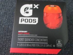 lot 447 image: 4- 3.25 oz Gx Pods Fruit Punch...