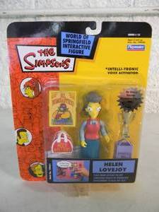 VINTAGE 2003 The Simpsons HELEN LOVEJOY Interactive Figure By Playmates #199450 - IN BOX - GREAT PIECE - SEE PICTURES