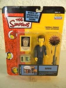 VINTAGE 2003 The Simpsons LEGS Interactive Figure By Playmates #199450 - IN BOX - FANTASTIC PIECE - SEE PICTURES