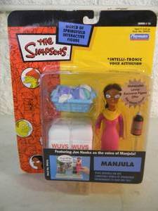  VINTAGE 2003 The Simpsons MANJULA Interactive Figure By Playmates #99470 - IN BOX - FANTASTIC PIECE - SEE PICTURES