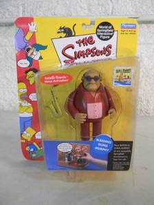 VINTAGE 2001 The Simpsons BLEEDING GUMS MURPHY Interactive Figure By Playmates #199220 - IN BOX - GREAT PIECE - SEE PICTURES