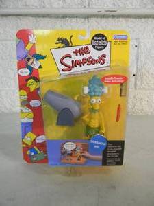VINTAGE 2001 The Simpsons SIDESHOW MEL Interactive Figure By Playmates #199210 - IN BOX - GREAT PIECE - SEE PICTURES