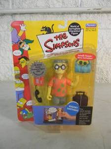 VINTAGE 2002 The Simpsons RESORT SMITHERS Interactive Figure By Playmates #199410 - IN BOX - GREAT PIECE - SEE PICTURES