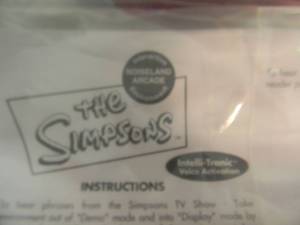 VINTAGE 2001 The Simpsons NOISELAND ARCADE Interactive Environment & Figure By Playmates #140670 - OPEN NEVER USED - GREAT PIECE - SEE PICTURES