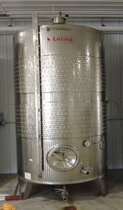 lot 2 image: Letina Stainless Steel Fermentation Tanks with Ranco Electronic Temperature Control