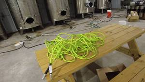 lot 27 image: Industrial Grade High-Pressure Hose approx 100ft