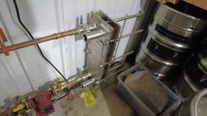 lot 118 image: Stainless Steel Plate Heat Exchanger